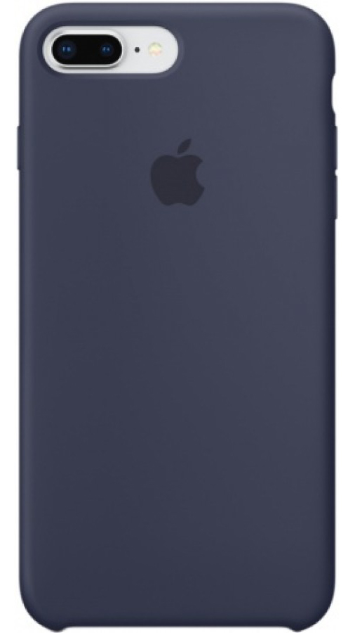 Чехол Silicone Case для iPhone 7/8 Plus темно-синий в Тюмени